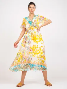 Dress-DHJ-SK-15967-1.01P-White-Yellow