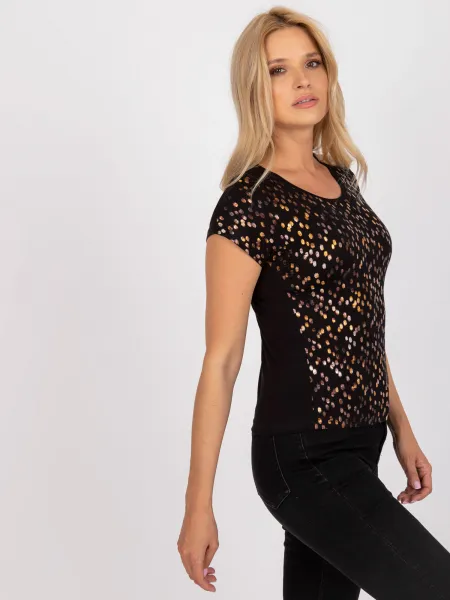 T-shirt-BR-TS-8127-black-gold