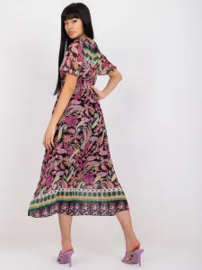 Dress-DHJ-SK-11331-3.61-black-pink