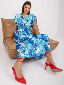 Dress-DHJ-SK-13203-1.03X-White-Blue