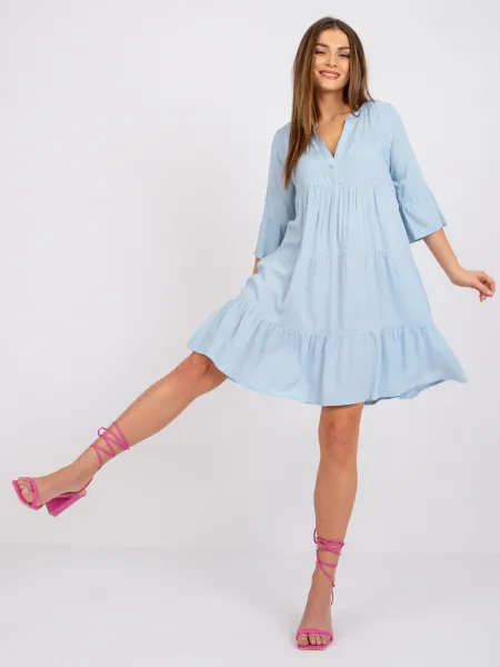 Dress-D73761M30214A2-light blue