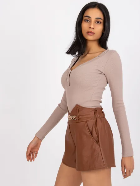 Shorts-DHJ-SN-5060.66P-brown