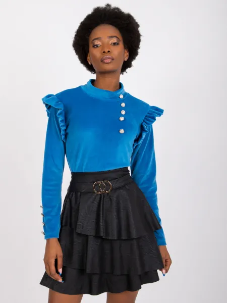 Blouse-DHJ-BZ-6533A.44P-dark blue
