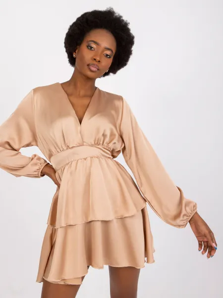 Dress-DHJ-SK-15178.45P-beige