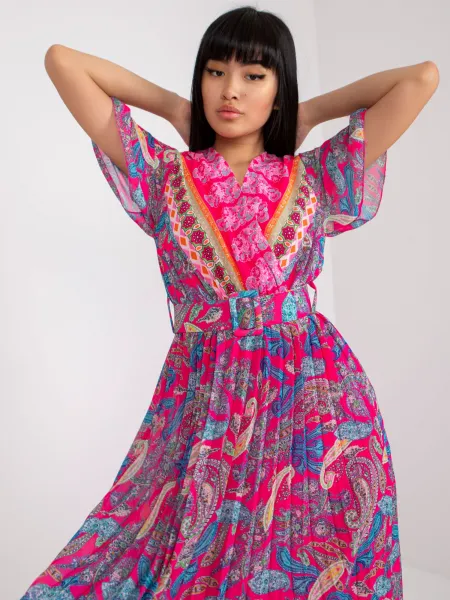 Dress-DHJ-SK-11331-3.61-dark pink