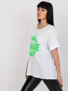 T-shirt-DHJ-TS-6860.26X-white-green