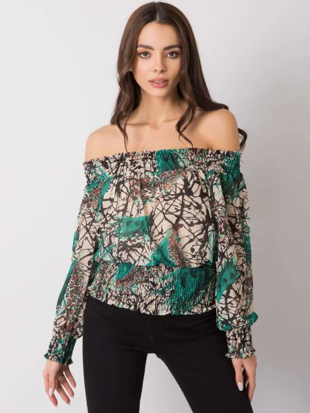Blouse-DHJ-BZ-15175.05P-green