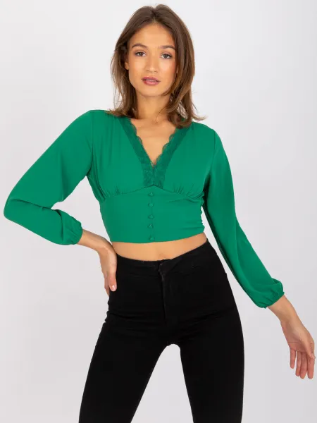 Blouse-DHJ-BZ-15672.40-green