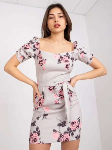 Dress-LK-SK-508641.29-beige