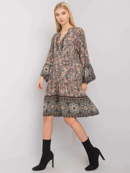 Dress-TW-SK-BI-5S0118B.25-khaki