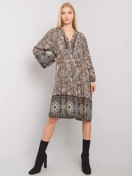 Dress-TW-SK-BI-5S0118B.25-khaki