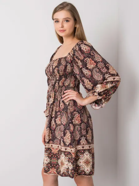 Dress-TW-SK-BI-H3748.22X-dark brown