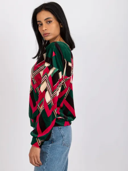 Blouse-DHJ-BZ-6550-4.40-dark green