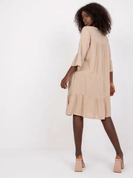 Dress-D73761M30214A2-beige