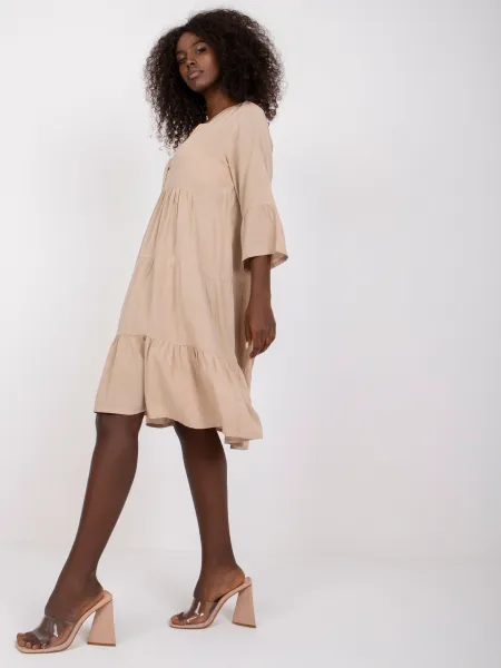 Dress-D73761M30214A2-beige
