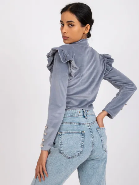 Blouse-DHJ-BZ-6533A.44P-grey