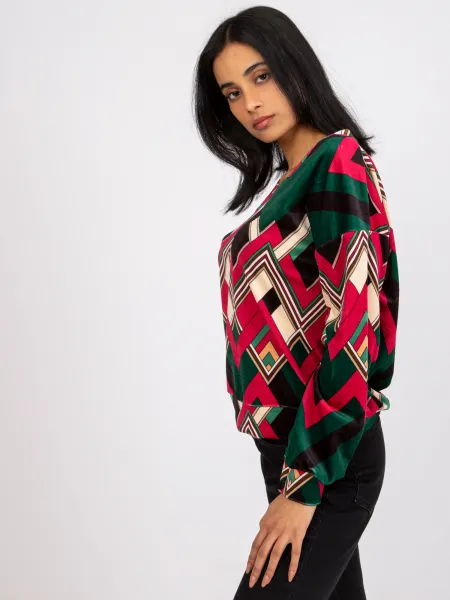 Blouse-DHJ-BZ-6033-1.49P-dark green