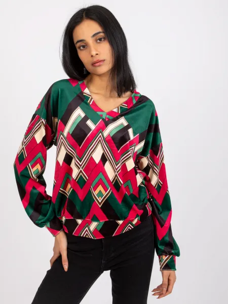 Blouse-DHJ-BZ-6033-1.49P-dark green