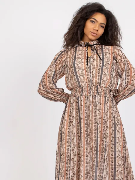 Dress-DHJ-SK-15177-1.04P-dark beige