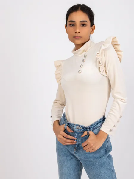Blouse-DHJ-BZ-6533A.44P-light beige