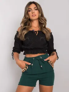 Shorts-DHJ-SN-13260.38P-dark green