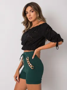 Shorts-DHJ-SN-13260.38P-dark green