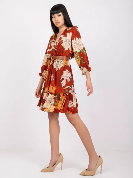 Dress-LC-SK-22K-3039.51P-Dark Orange