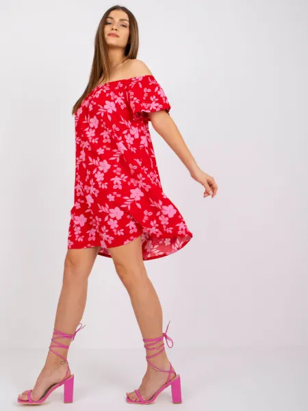 Dress-D73771M30145H-red