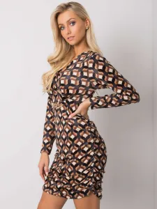 Dress-DHJ-SK-12695.26P-black-beige