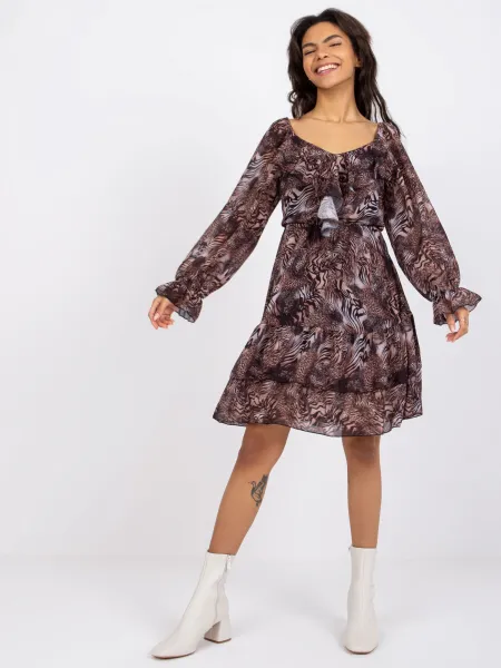 Dress-TW-SK-BI-1195-1.39-dark brown