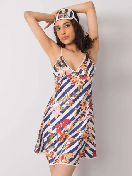 Nightgown-BR-KN-1042-navy blue