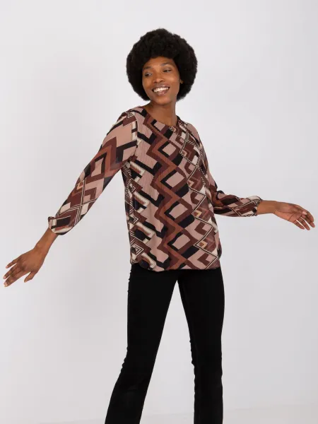 Blouse-DHJ-BZ-8643-2.67P-brown