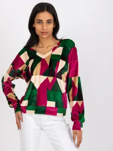 Blouse-DHJ-BZ-6550.74P-dark green