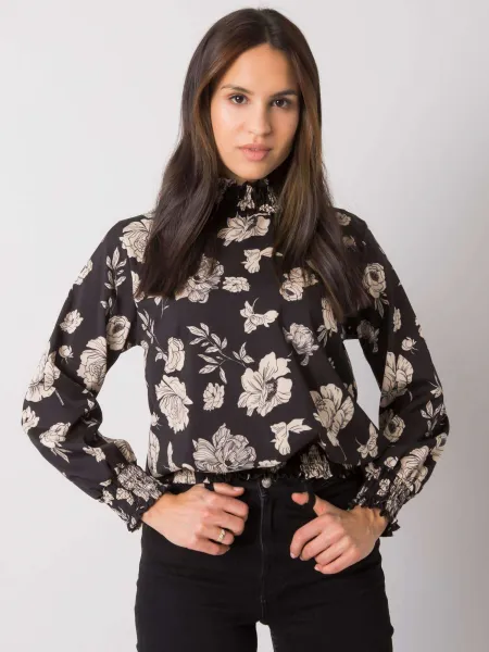 Blouse-DHJ-BZ-8501.79-black-beige