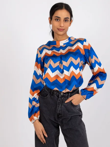 Blouse-DHJ-BZ-12311.49P-dark blue