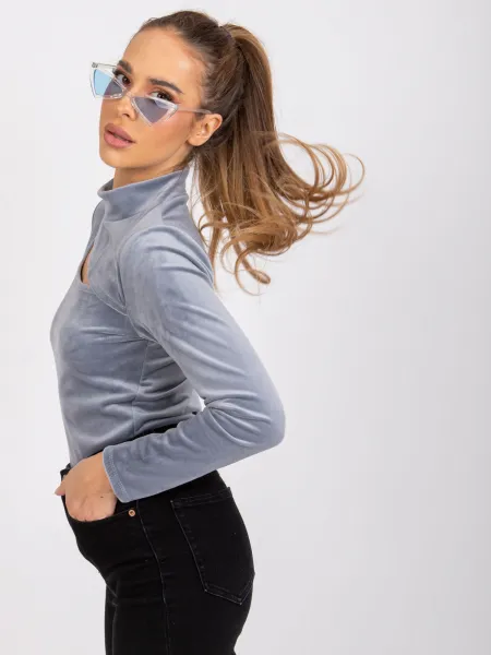 Blouse-DHJ-BZ-6561.09P-grey