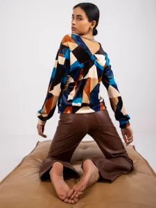 Blouse-DHJ-BZ-6550.74P-navy blue