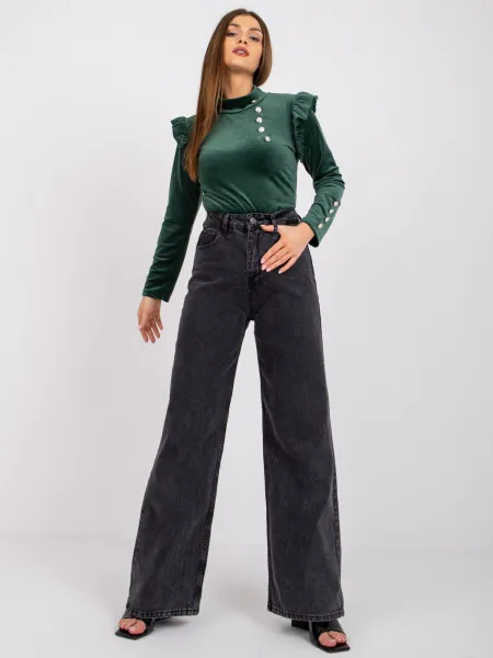 Blouse-DHJ-BZ-6533A.44P-dark green