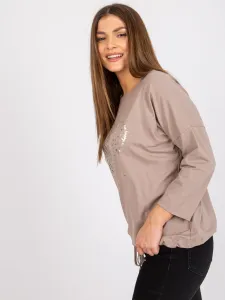 Blouse-RV-BZ-7545.42P-dark beige