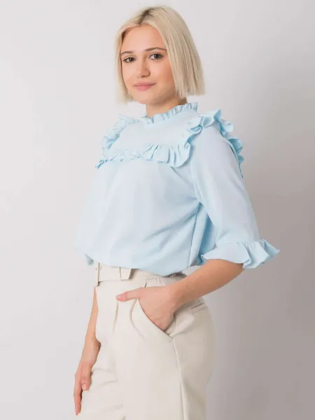 Blouse-CHA-BZ-3312.30-light blue