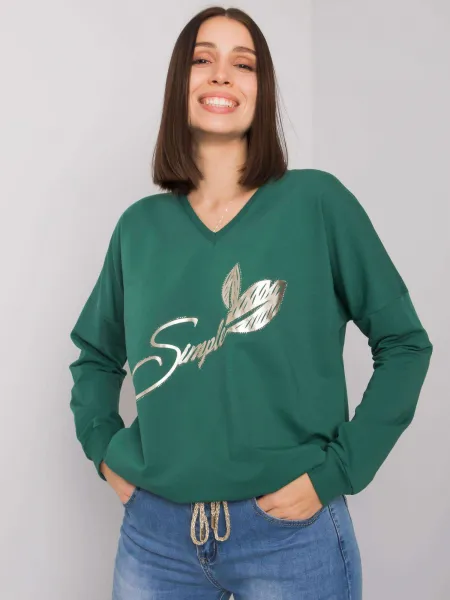Blouse-RV-BZ-7276.77-dark green