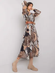 Dress-LC-SK-22K-3038.78P-Black-Beige