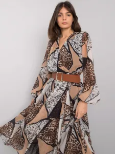 Dress-LC-SK-22K-3038.78P-Black-Beige