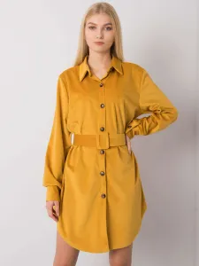 Dress-DHJ-SK-10333.12P-dark yellow