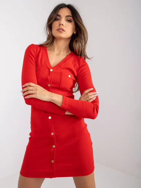 Dress-RV-SK-7434.13-red