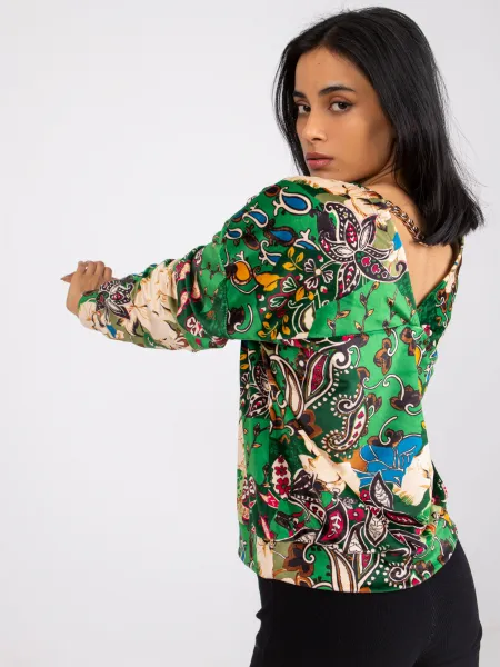Blouse-DHJ-BZ-6550-3.14P-green