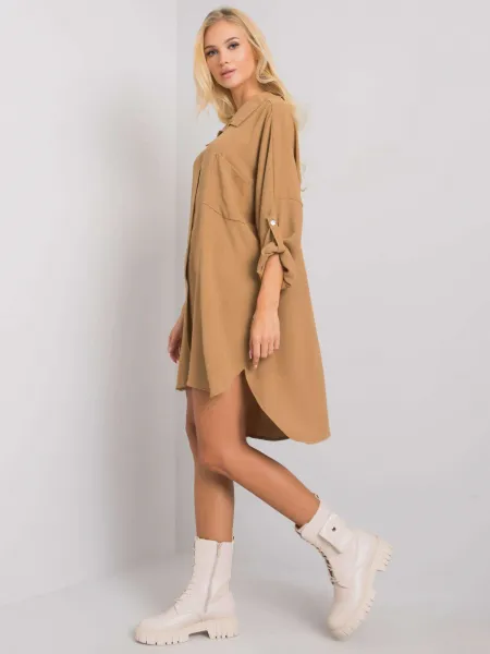 Dress-DHJ-SK-13938.02P-dark beige