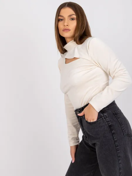 Blouse-DHJ-BZ-6561.09P-light beige