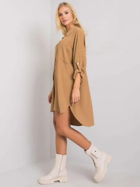 Dress-DHJ-SK-13938.02P-dark beige