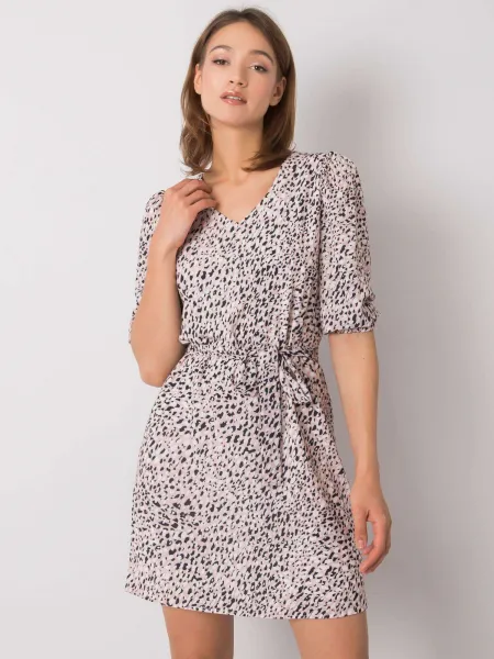 Dress-LK-SK-508079.47P-dark pink